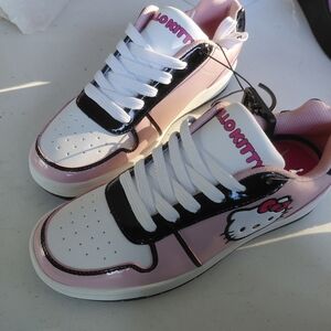Hello Kitty Pink and White Sneakers